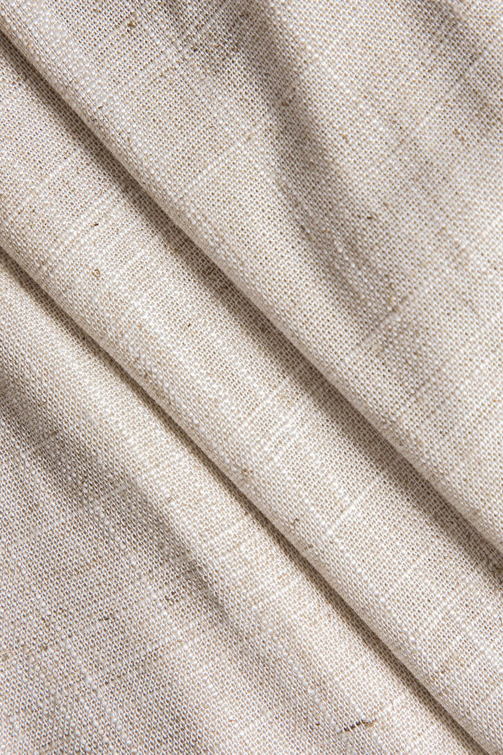 חצאית פשתן עם קפלים 