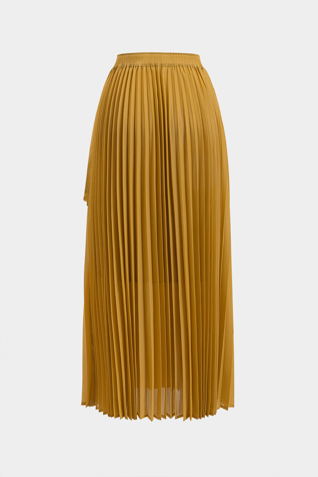Conjunto Dos Piezas Blusa Cuello Lazo Y Falda Plisada