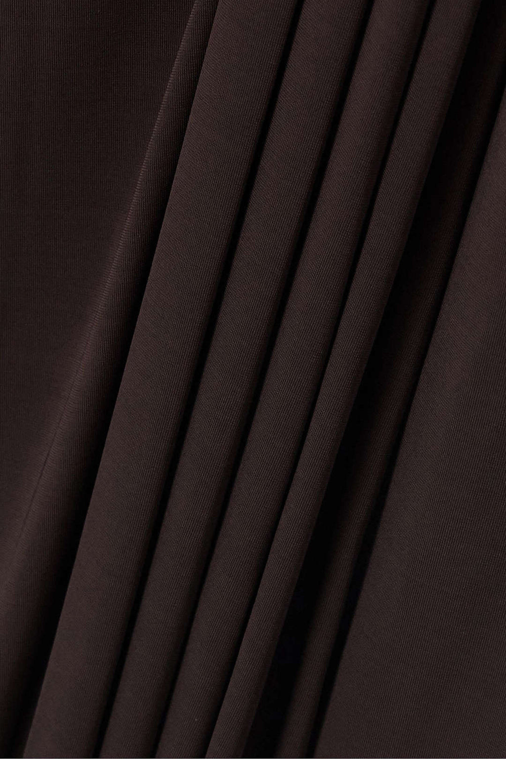 Asymmetrical Neck Ruched Long-Sleeve Maxi Dress