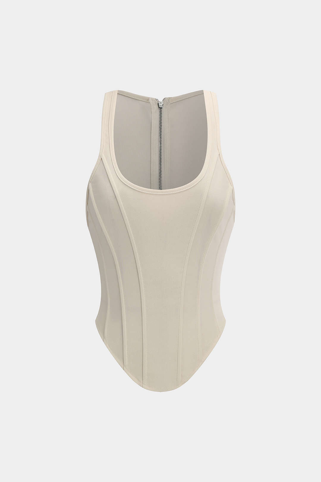 Corsé De Cordones Con Top Con Tirantes Silueta Definida