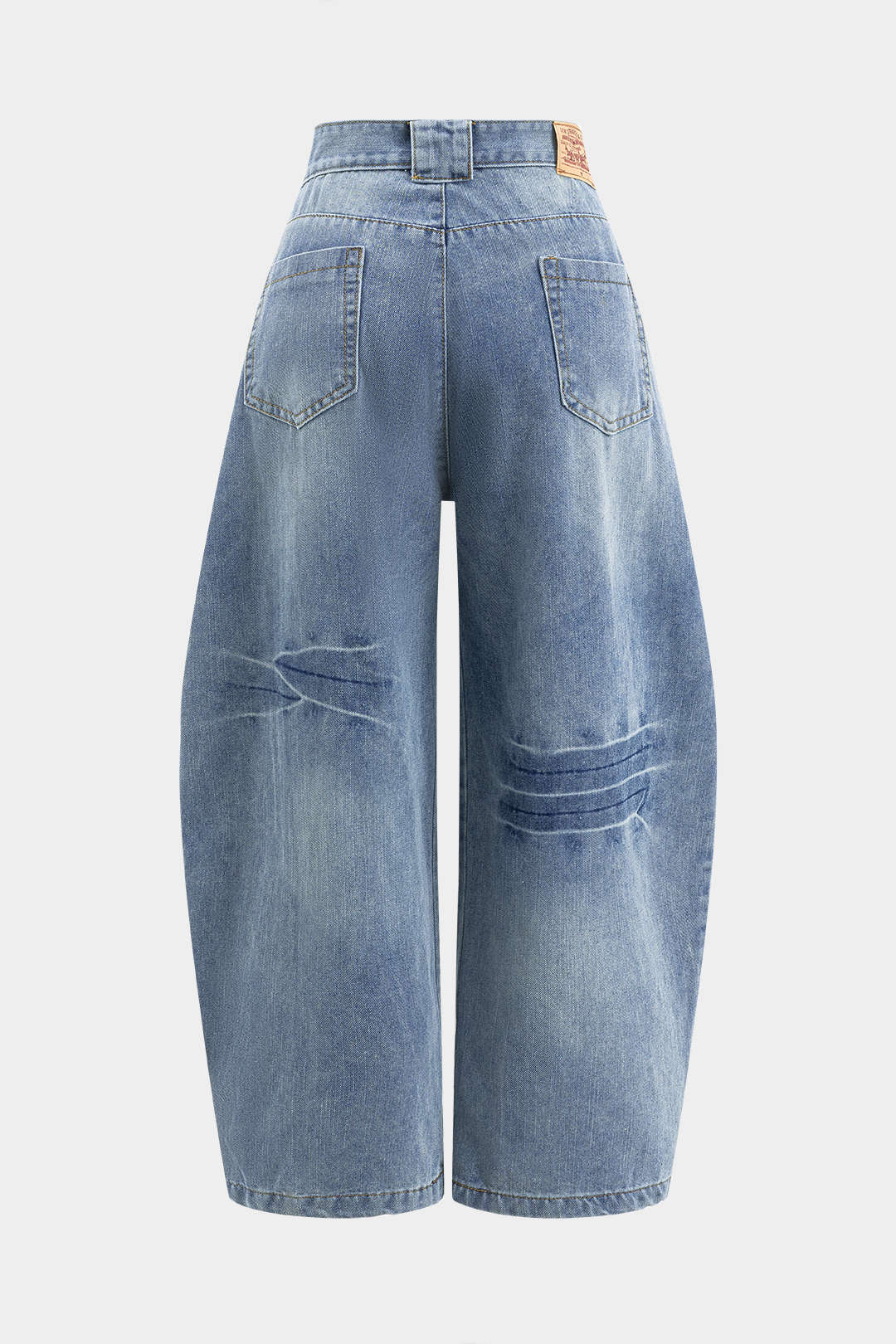 Jeans Denim de Pierna Ancha para Comodidad Diaria Moderna