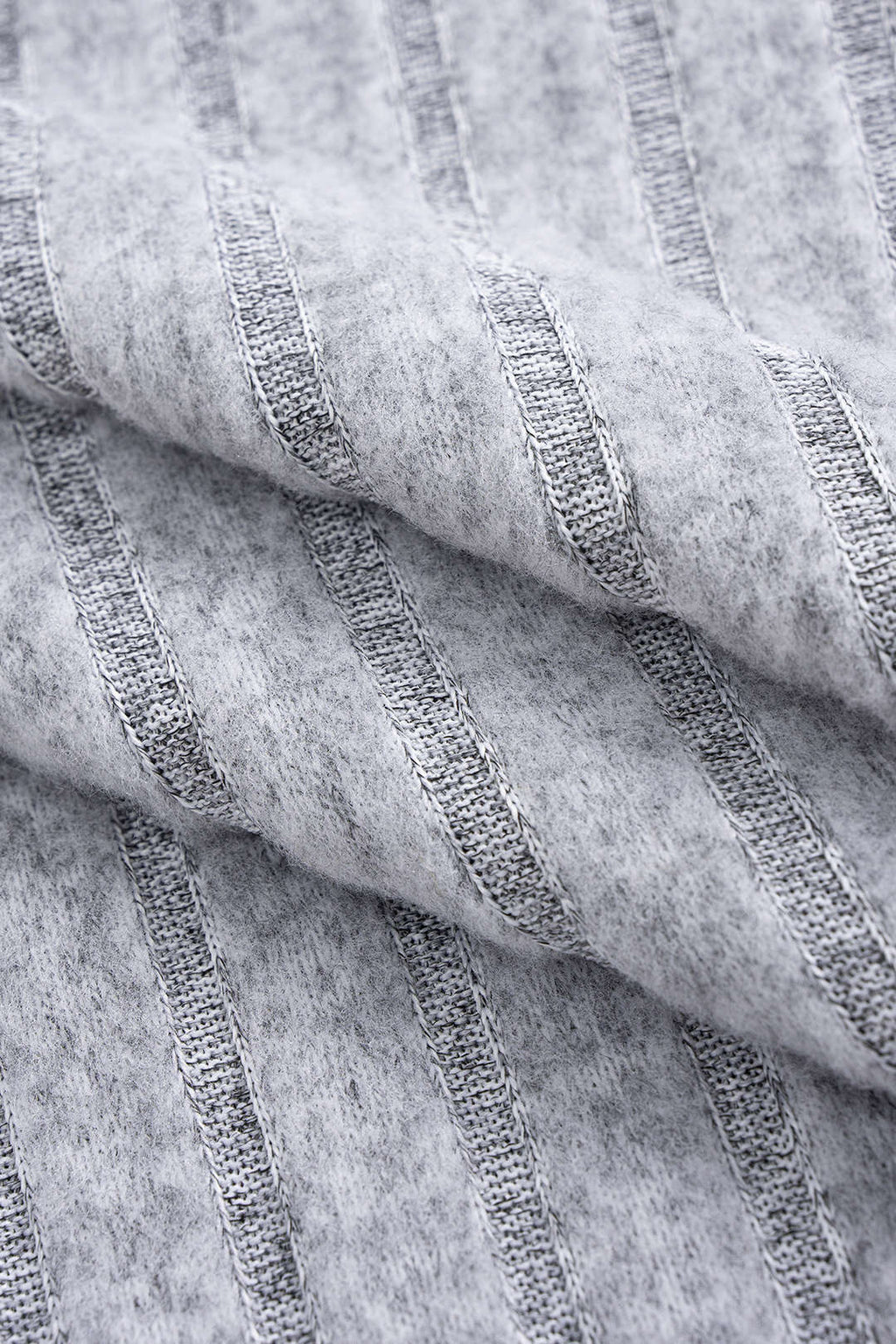 Scallop Edge Ribbed Long Sleeve Bodysuit