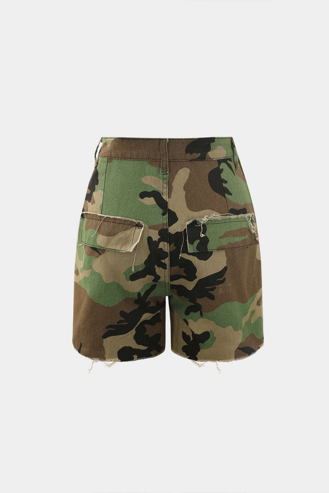 Pantalones Cortos Cargo Camuflaje Desgastados Diario