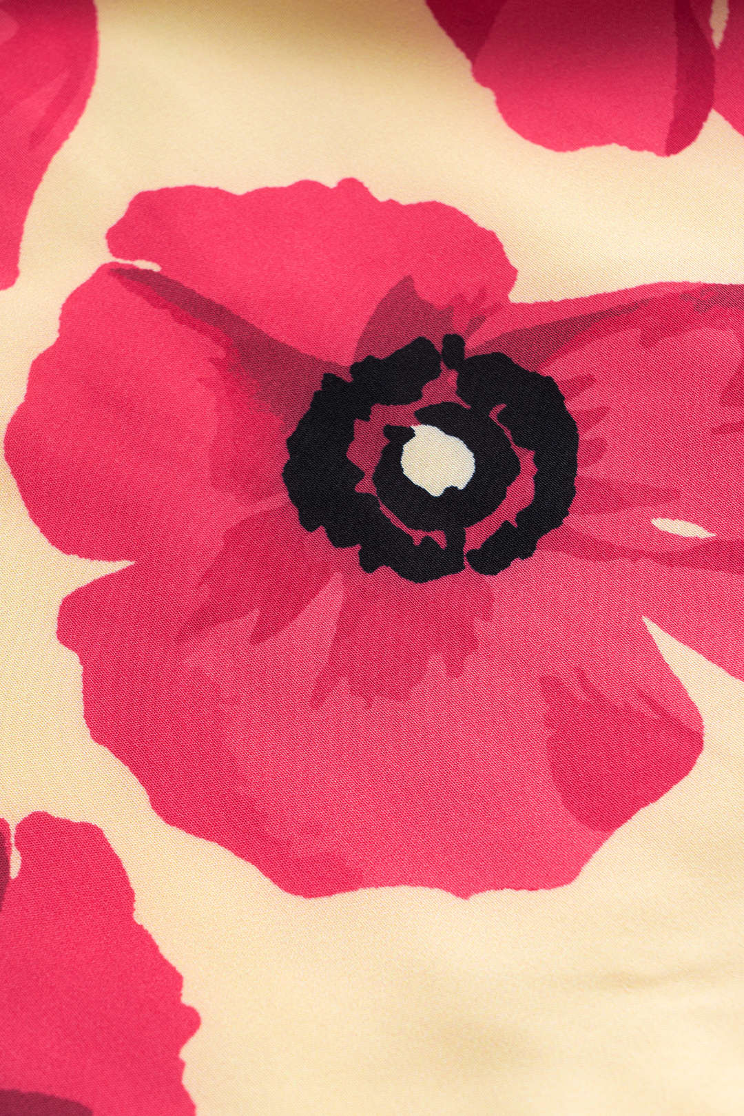 חצאית עם קשירה והדפס פרחוני 