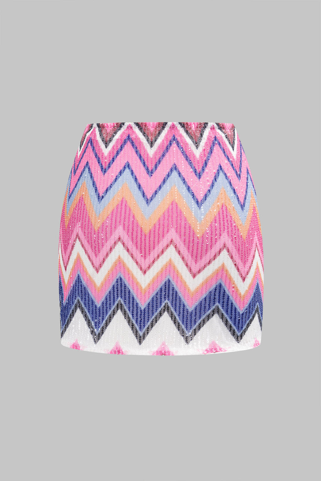 חצאית נצנצים עם ניגודיות 