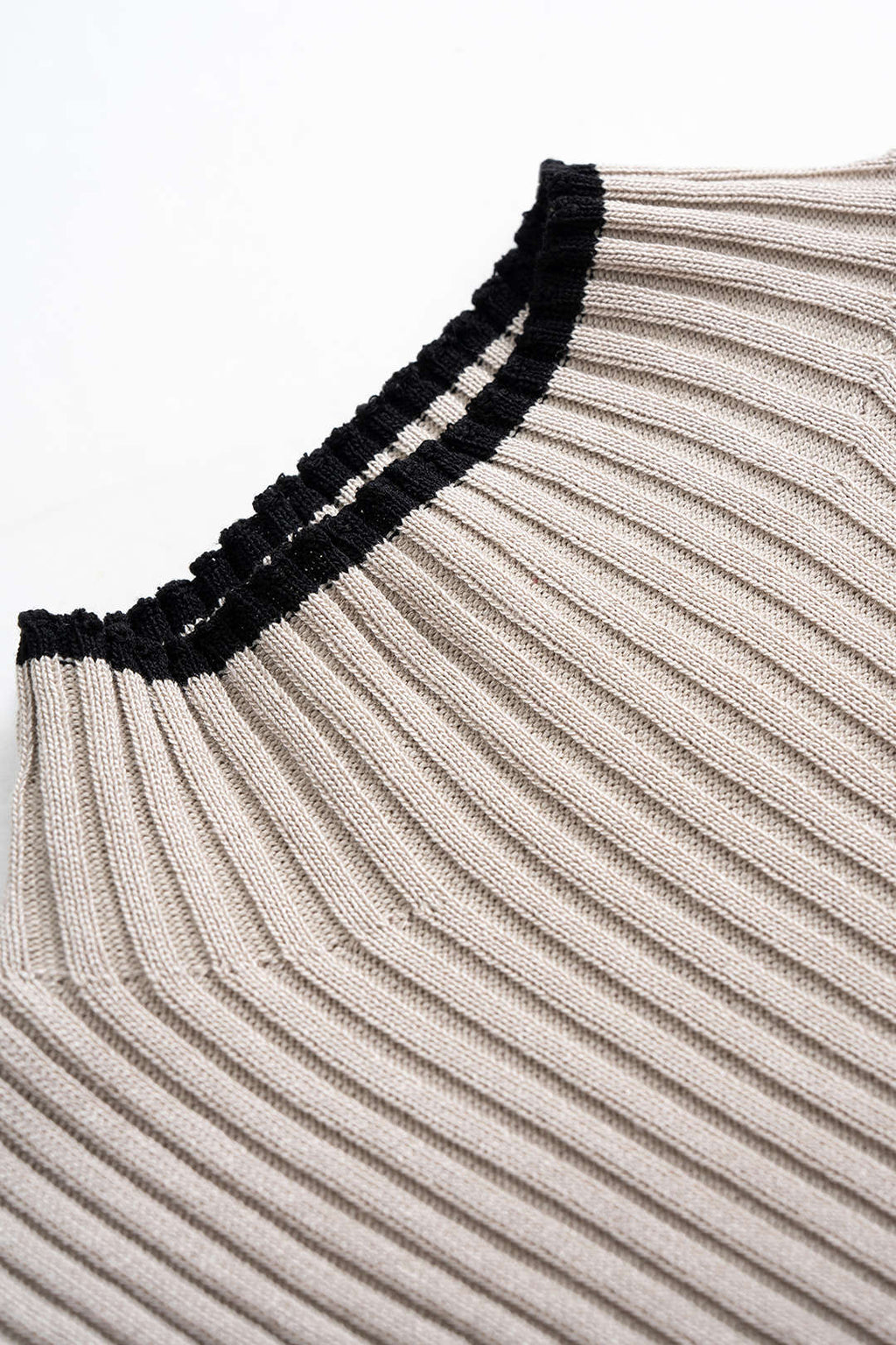 Knit Mock Neck Belted Long Sleeve Midi Dress