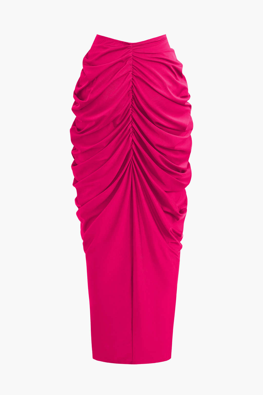 Conjunto Blusa Cuello En V Falda Maxi Cintura En V Elegante