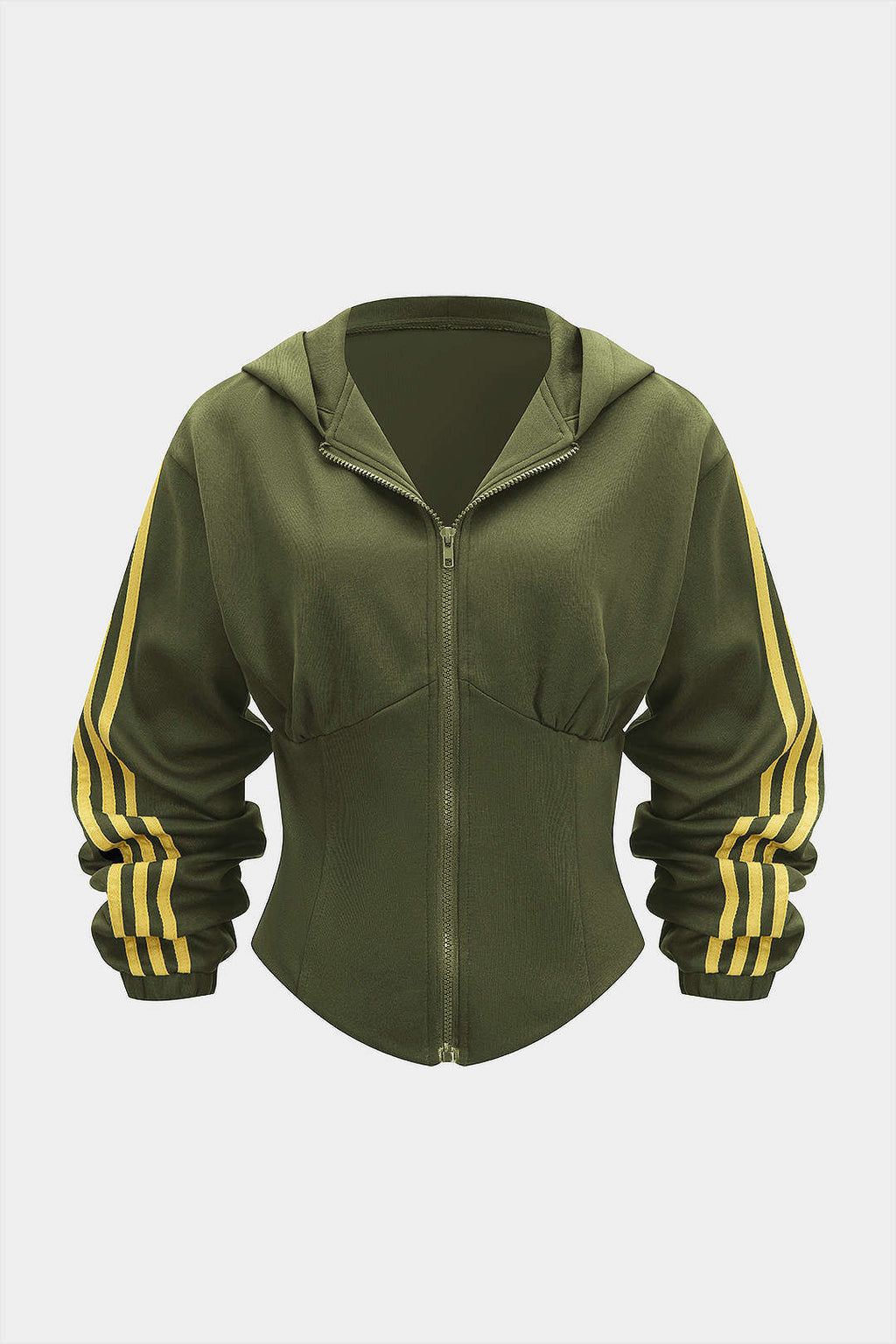 קפוצ'ון עם רוכסן ניגודי 