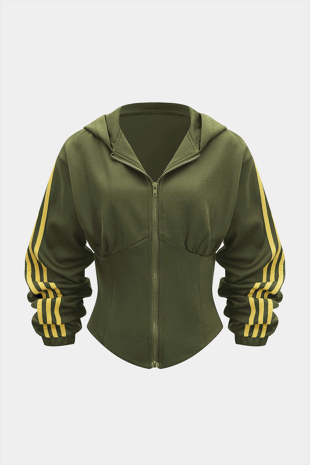 קפוצ'ון עם רוכסן ניגודי 