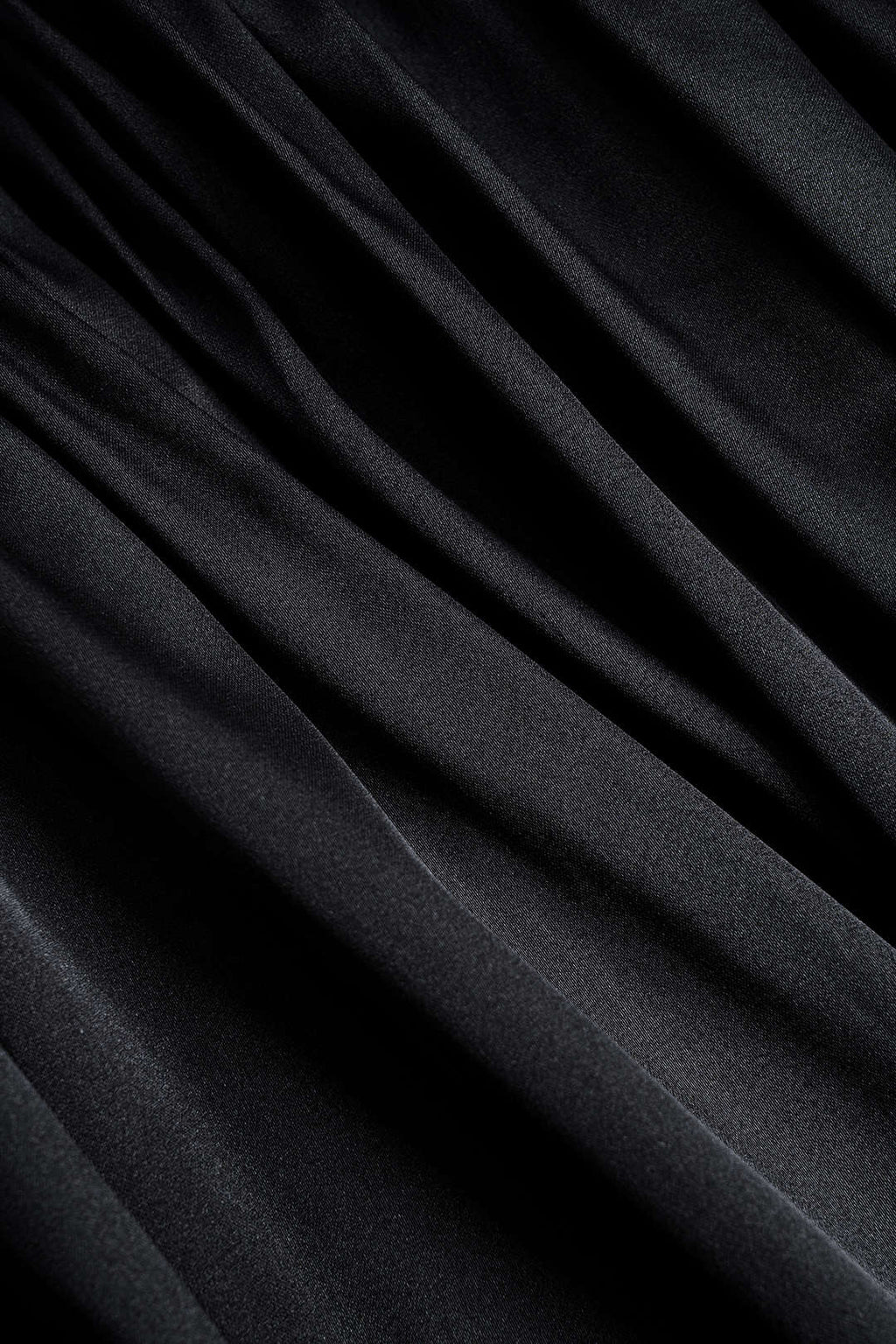 Satin Metallic Detail Patchwork Long Sleeve Mini Dress