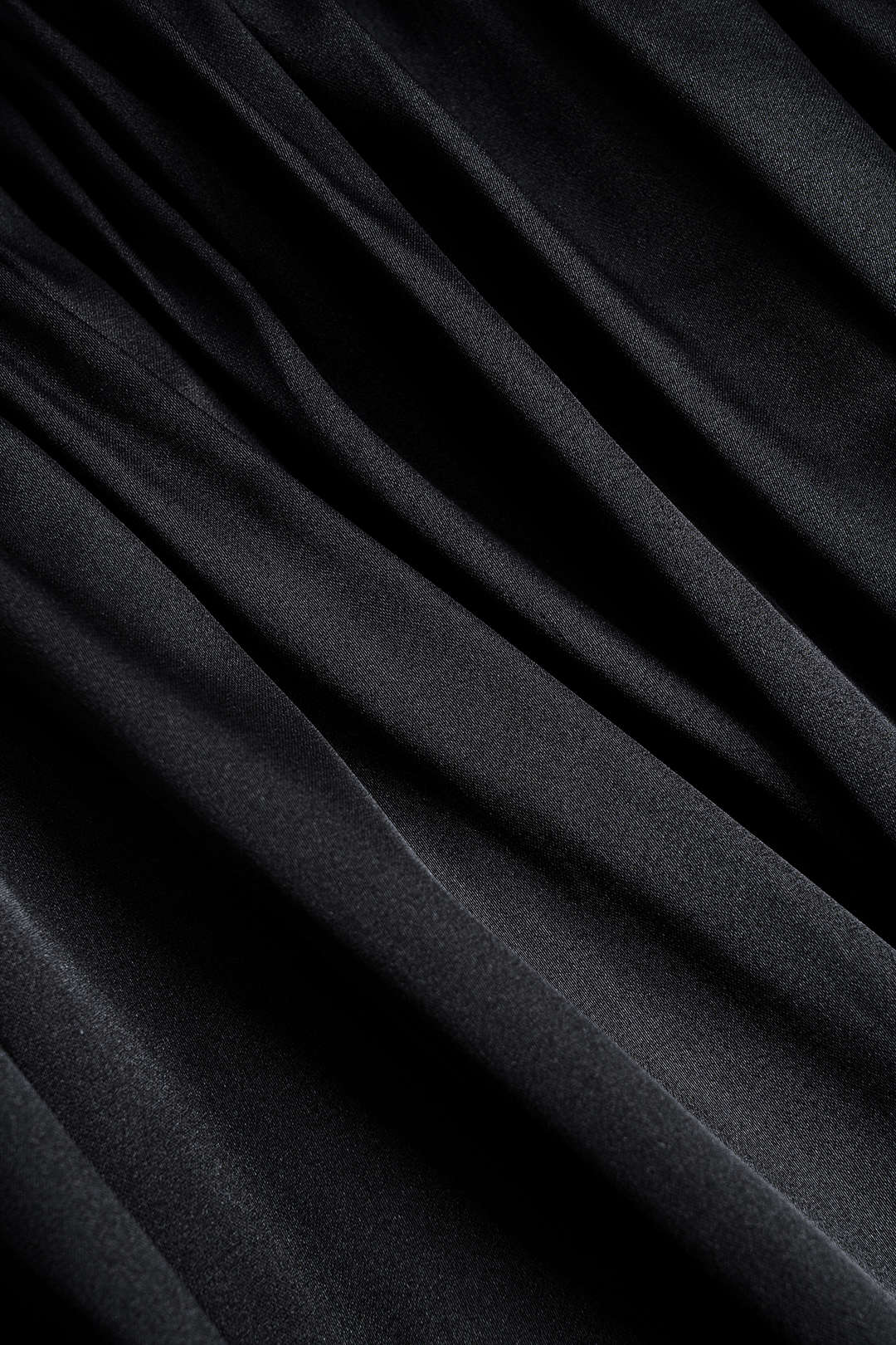 Satin Metallic Detail Patchwork Long Sleeve Mini Dress