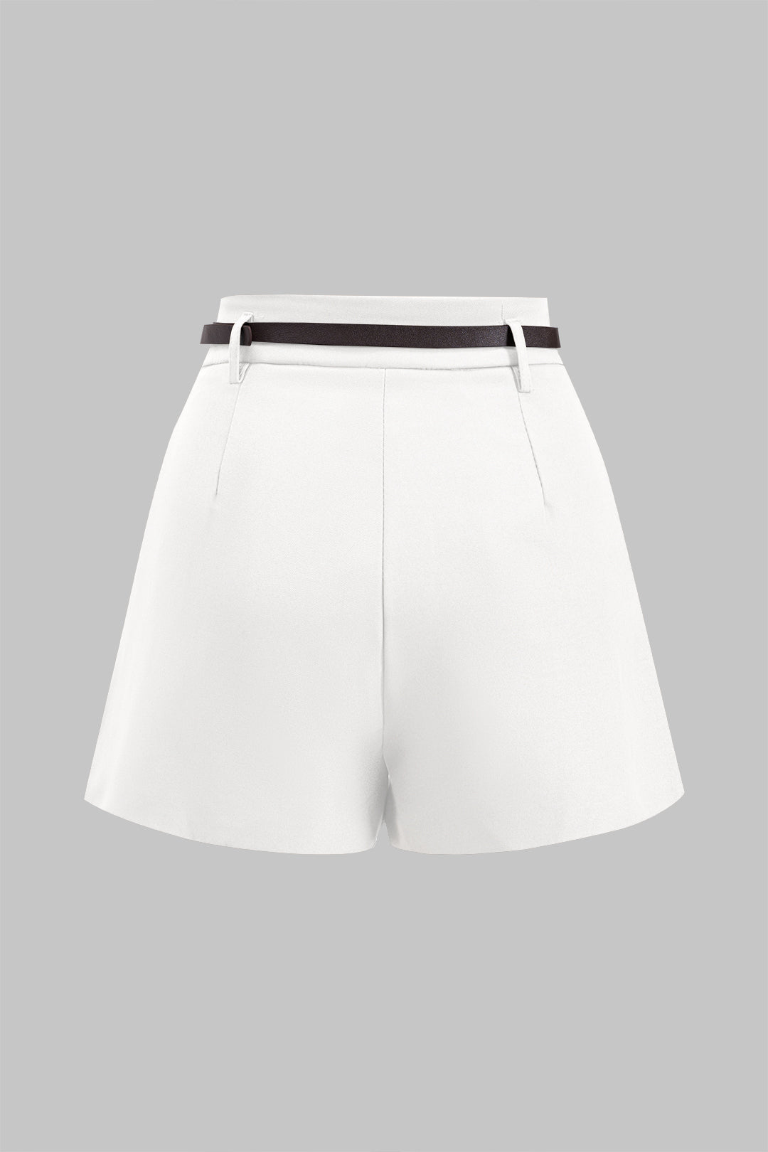 Shorts Con Cinturón Y Bolsillos Para Uso Diario Elegantes