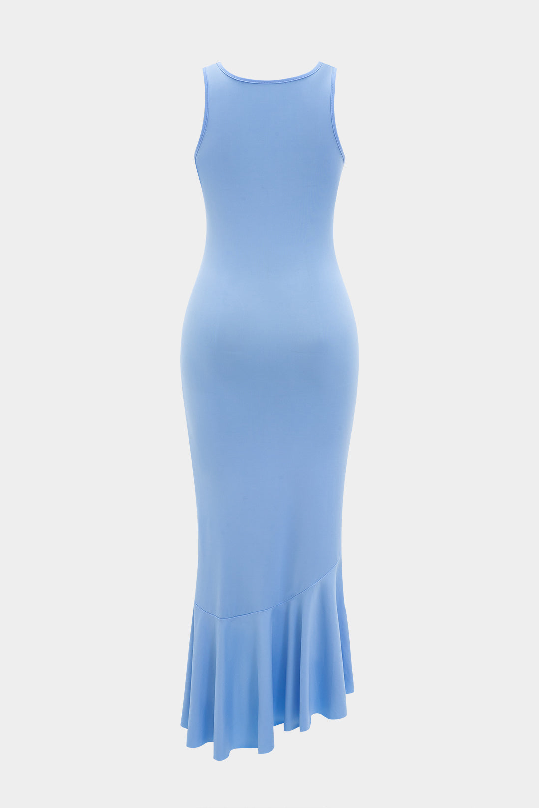 Vestido Maxi Sirena Sin Tirantes Floral 3D Elegante Noche