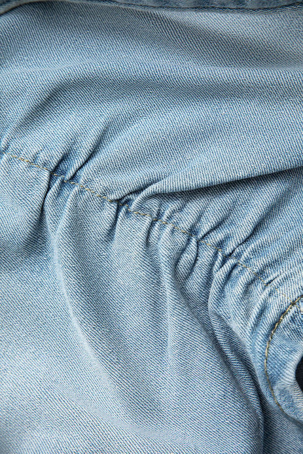 Falda Denim Cargo Cintura Elástica Con Bolsillos Clásica