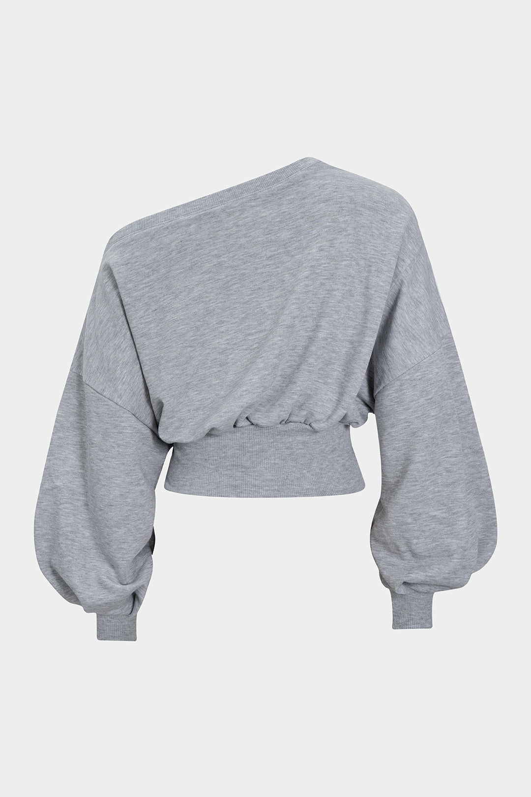 Off-Shoulder Long Sleeve Sweatshirt