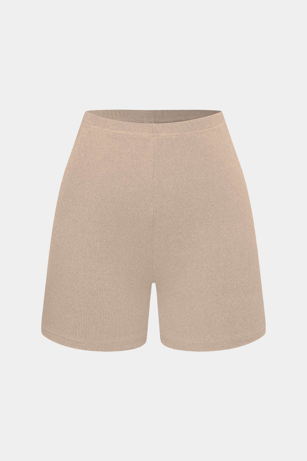 Conjunto Dos Piezas Top Sin Tirantes Y Shorts De Punto