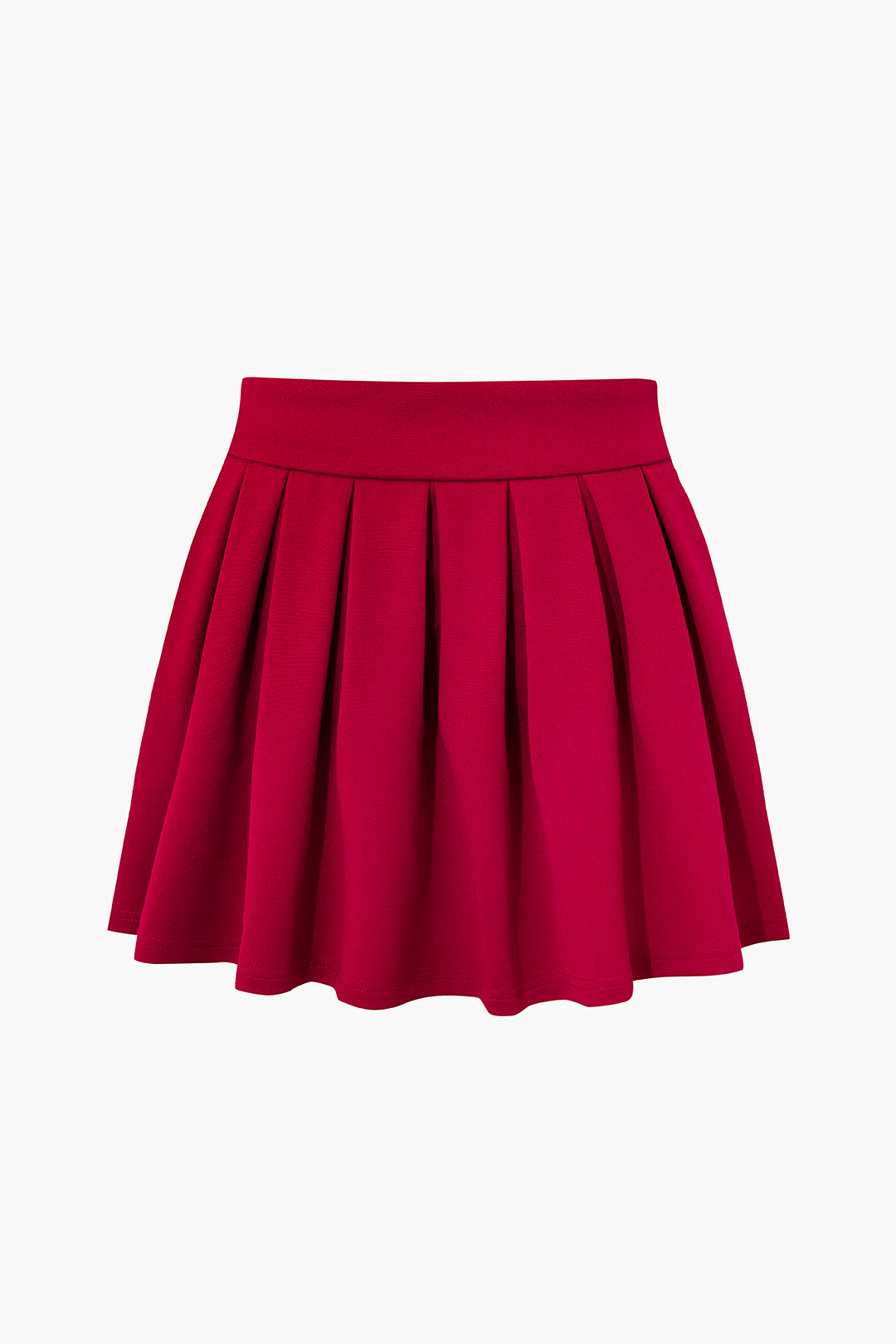 Conjunto Dos Piezas Chaleco Detalle Escote Y Falda Plisada