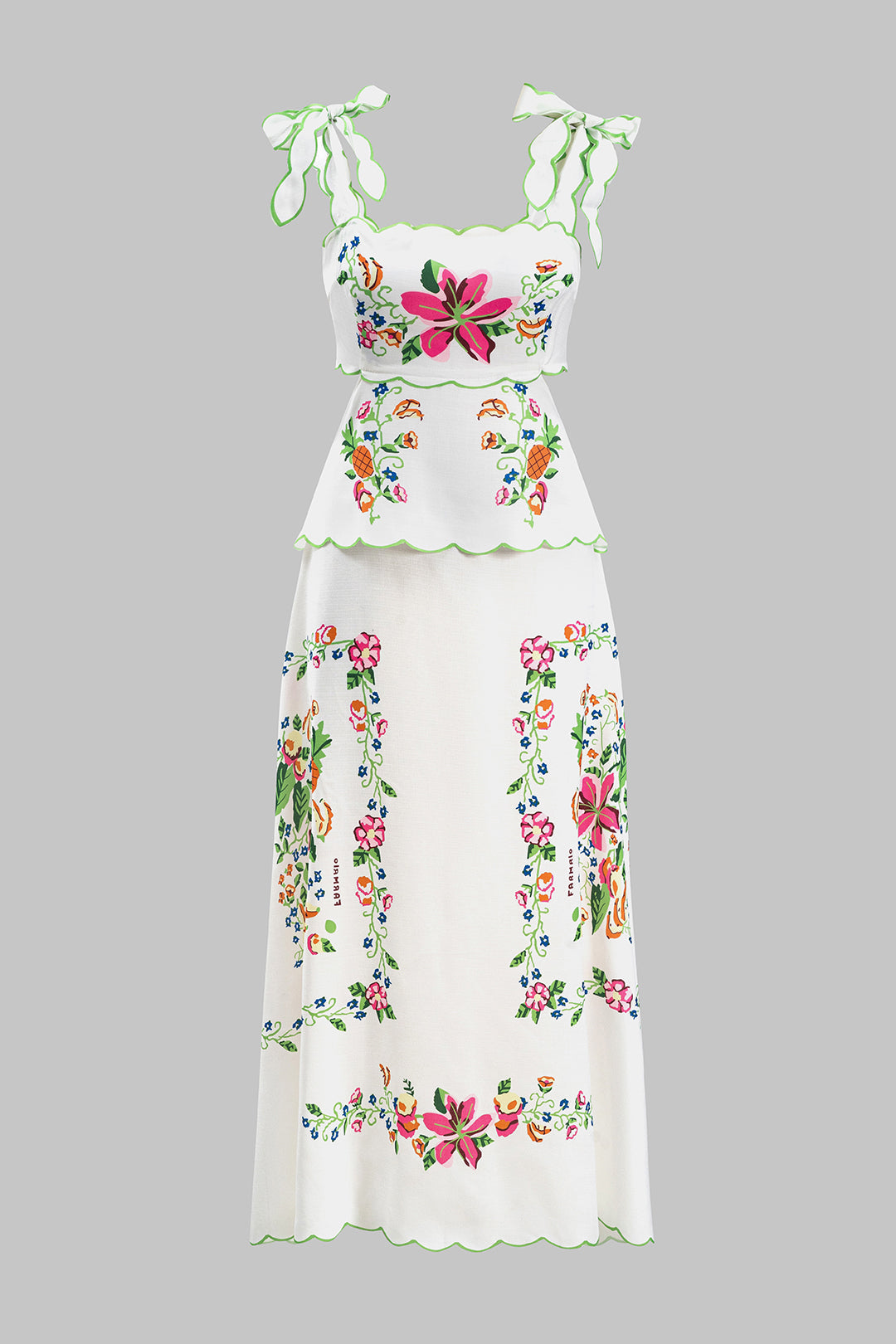 Vestido Maxi Sin Espalda Con Lazo Floral Elegante Versátil