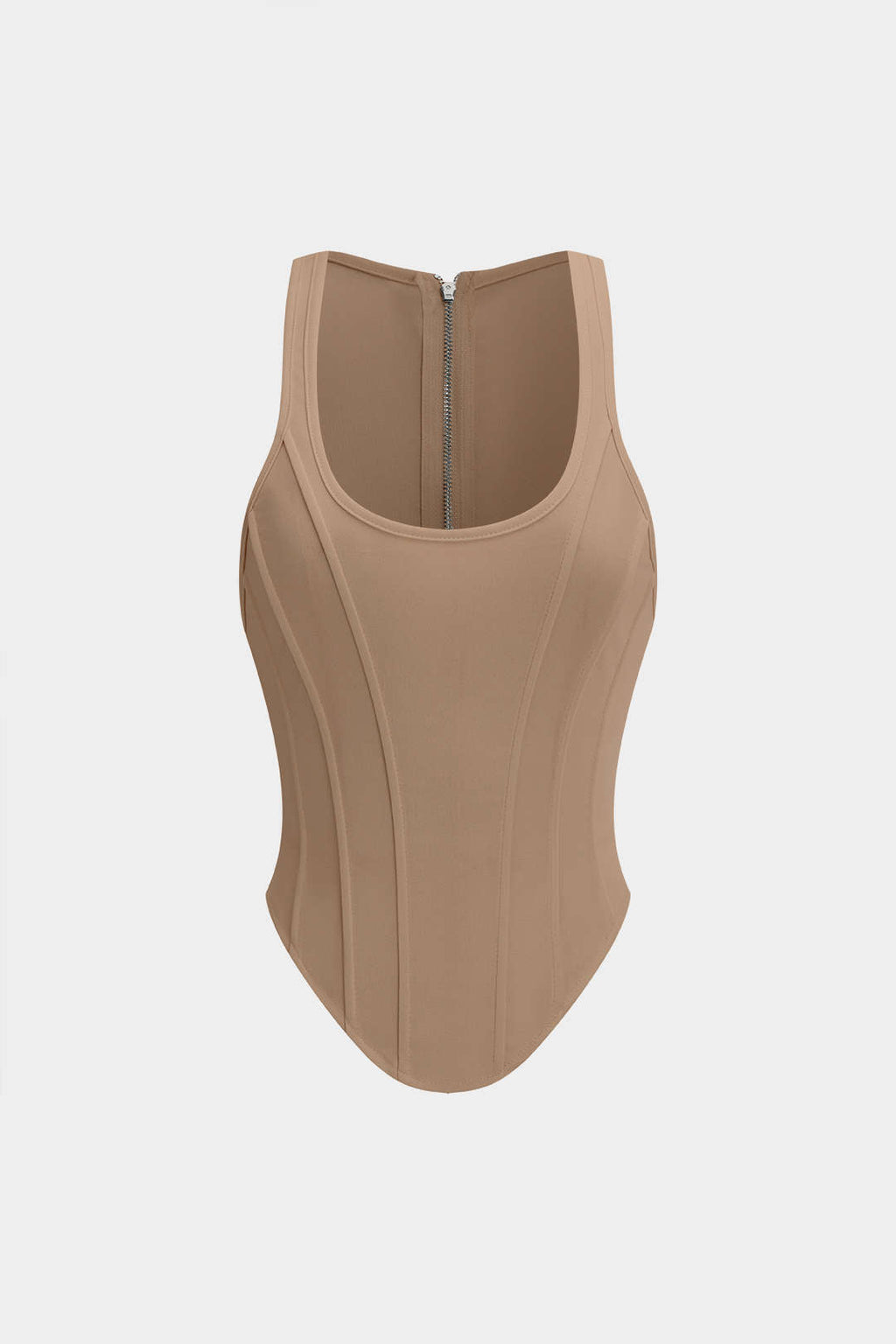 Corsé De Cordones Con Top Con Tirantes Silueta Definida