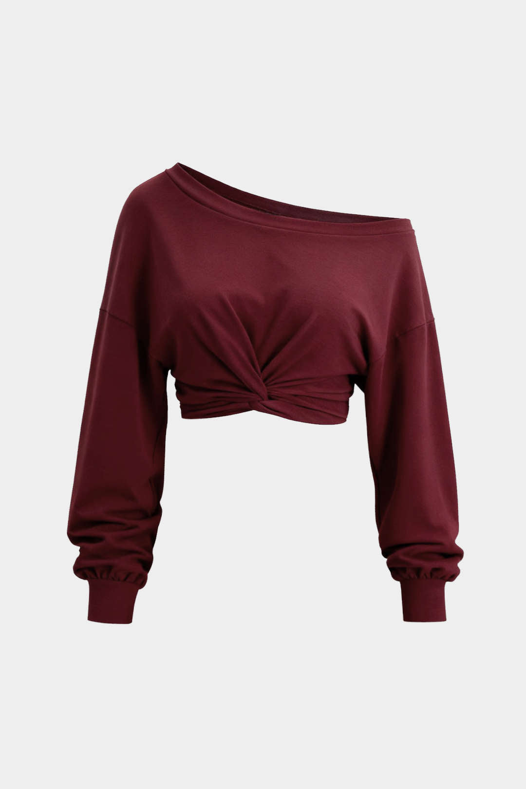 Twist Knot Long Sleeve Sweatshirt