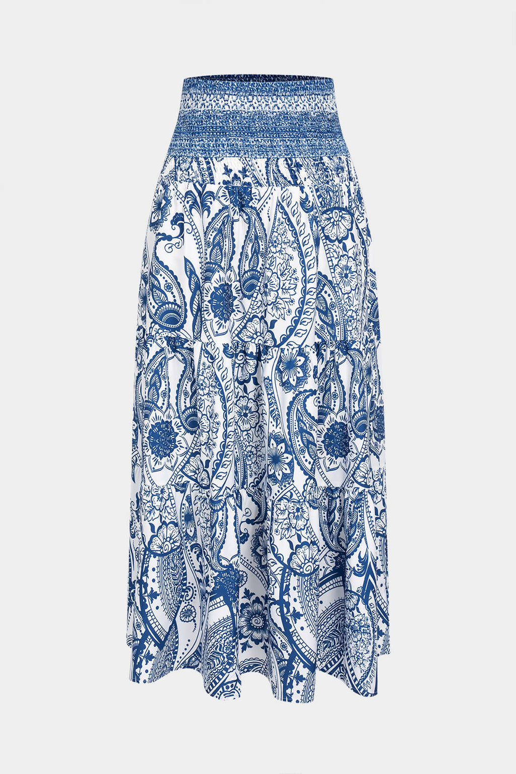 חצאית עם הדפס בוהמי 