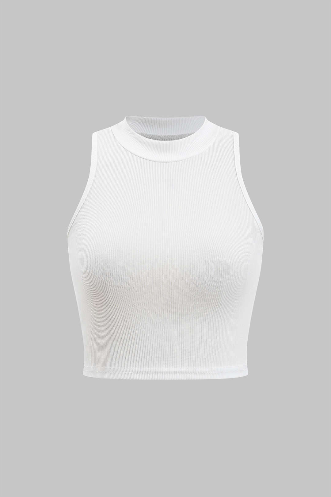 Camiseta Texturizada Sin Mangas Para Uso Diario Elegante
