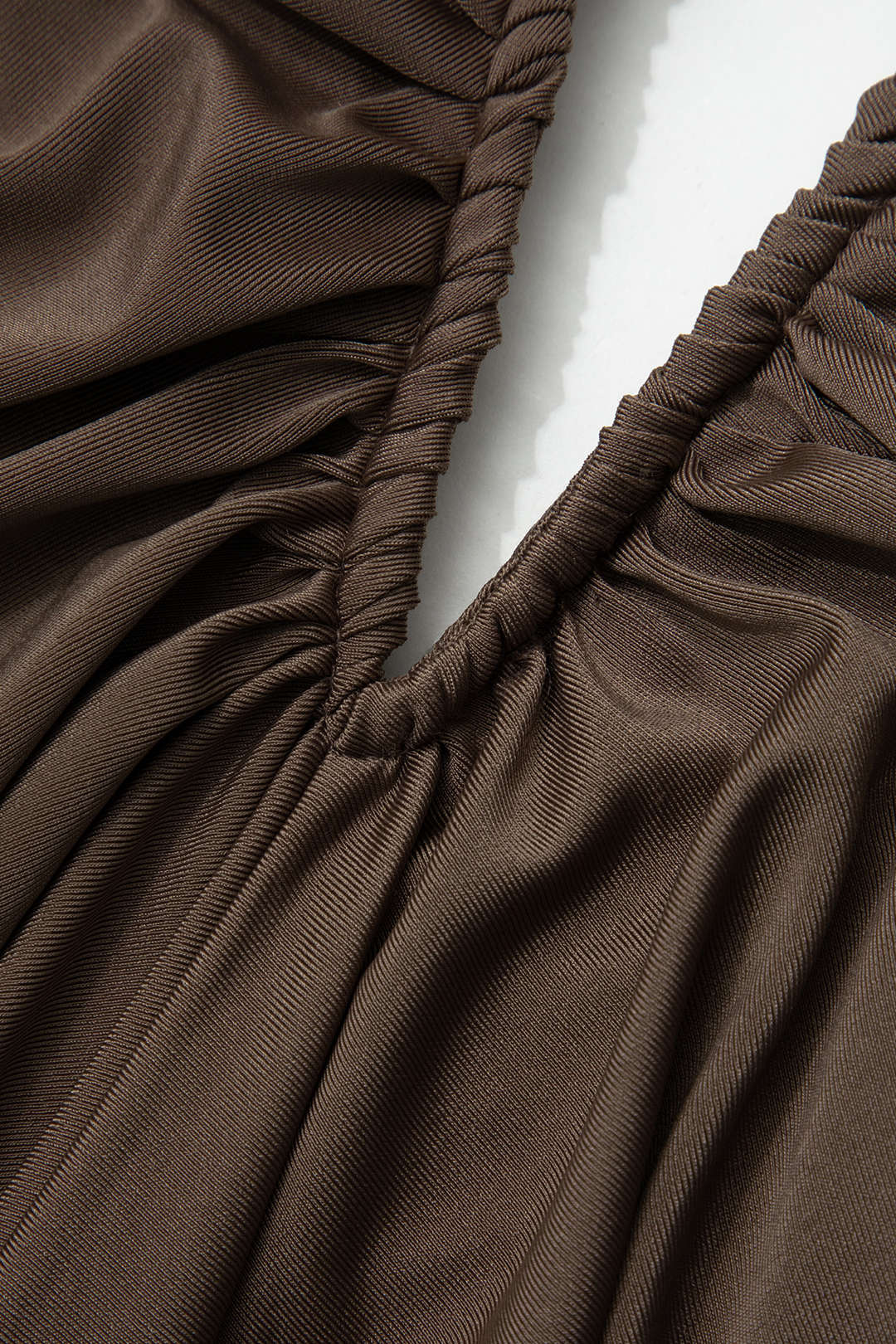 Conjunto Blusa Cuello En V Falda Maxi Cintura En V Elegante