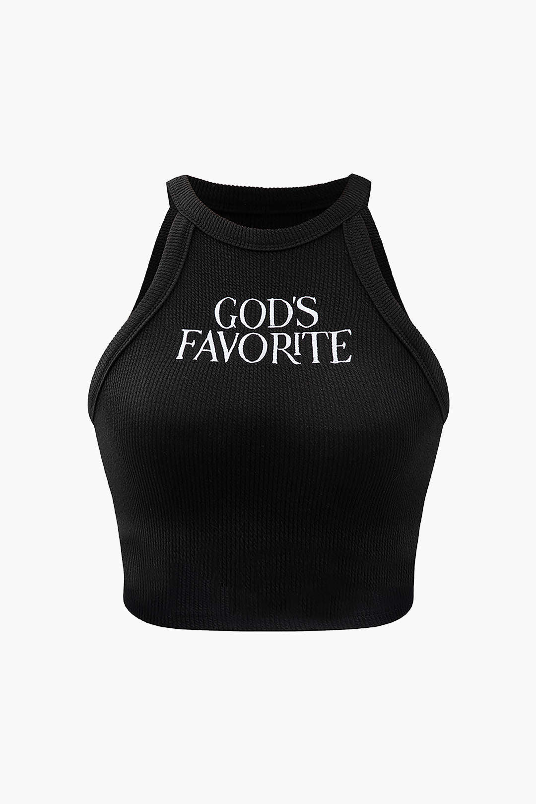 Camiseta Sin Mangas Favorita De Dios Silueta Minimalista