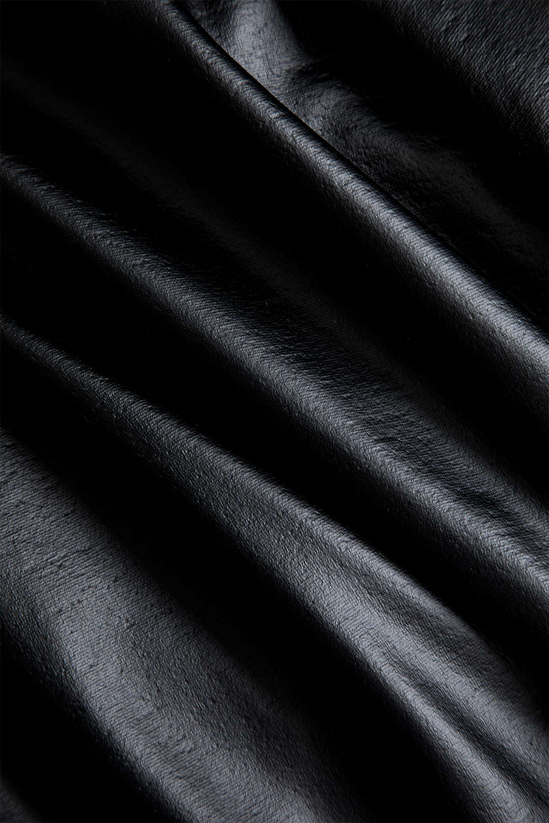 שמלת מיני עם צווארון מרובע וקשירה בצבע PU 