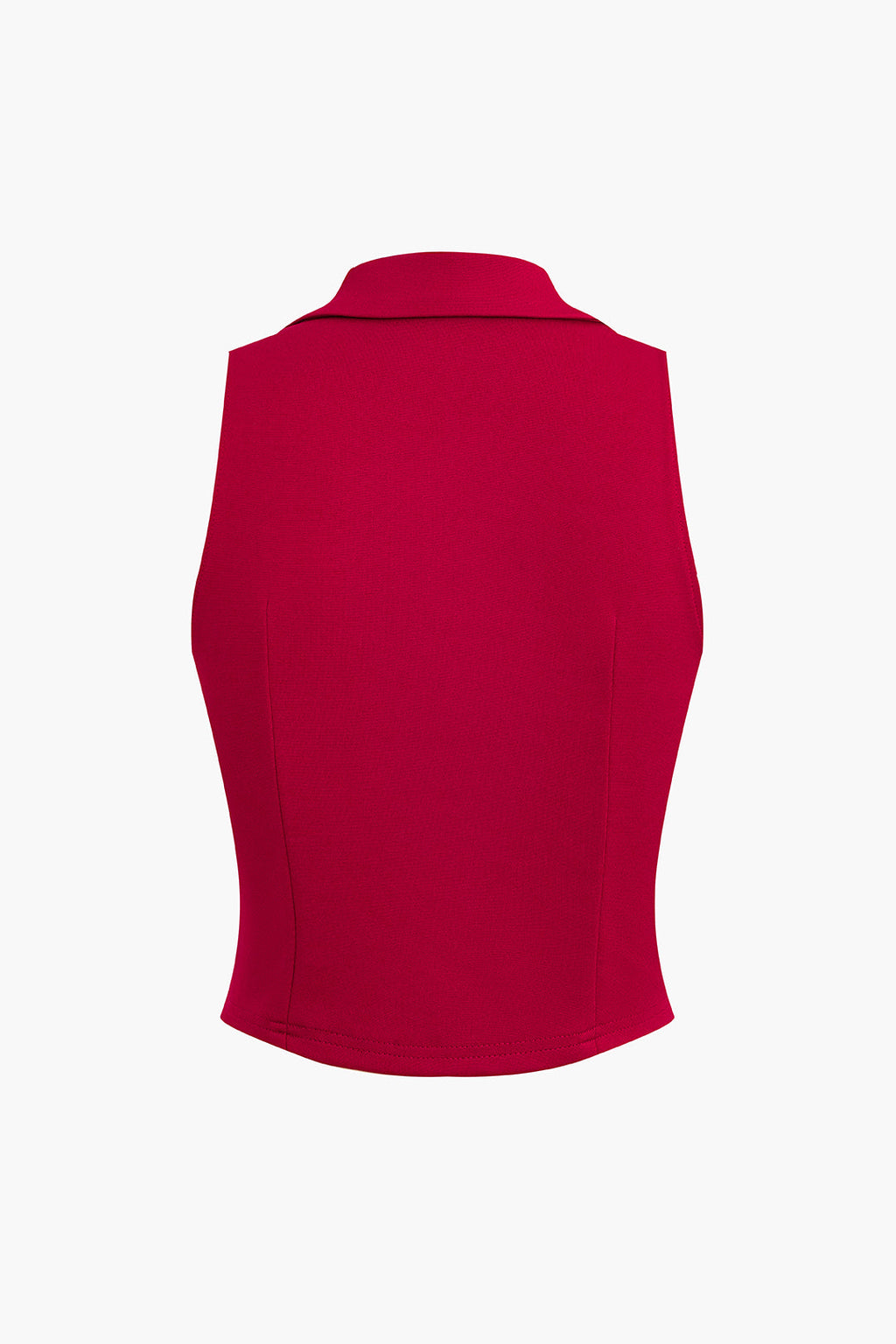 Conjunto Dos Piezas Chaleco Detalle Escote Y Falda Plisada