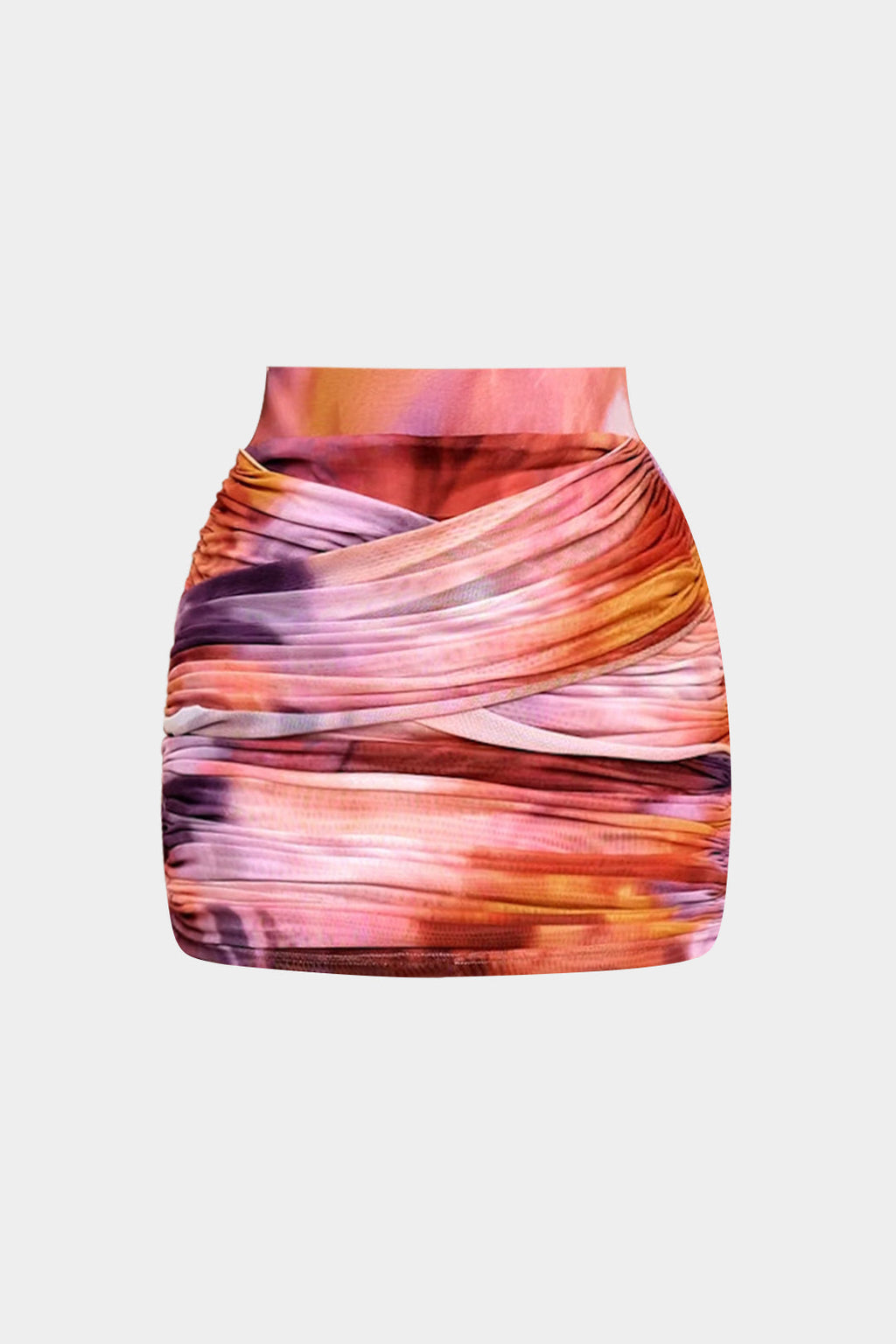 חצאית עם הדפס צבעי מים 