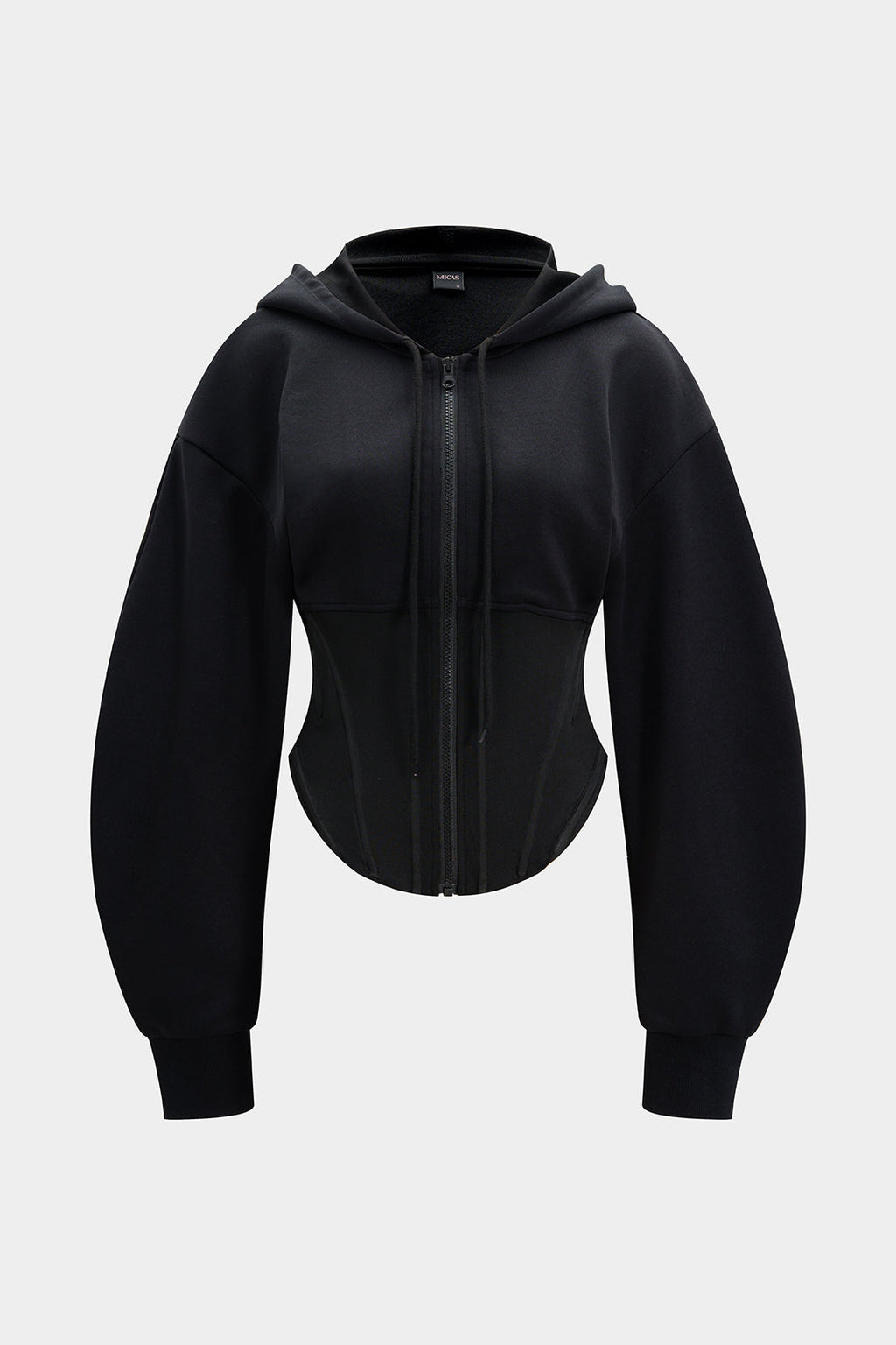 קפוצ'ון מחוך עם רוכסן ושרוך 