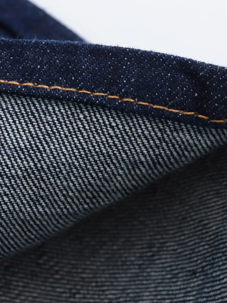 Falda Mini Índigo Moderna de Denim Silueta Suave Textura