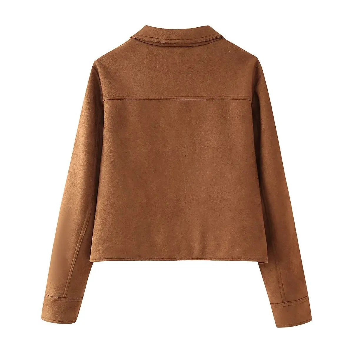 Chaqueta Elsant Con Textura Suave Y Bolsillos Frontales