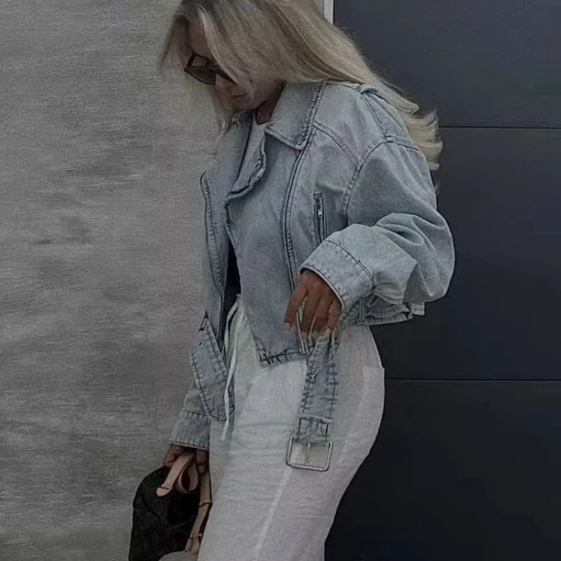 Chaqueta Denim Wilrons Detalles Modernos Para Todo Clima