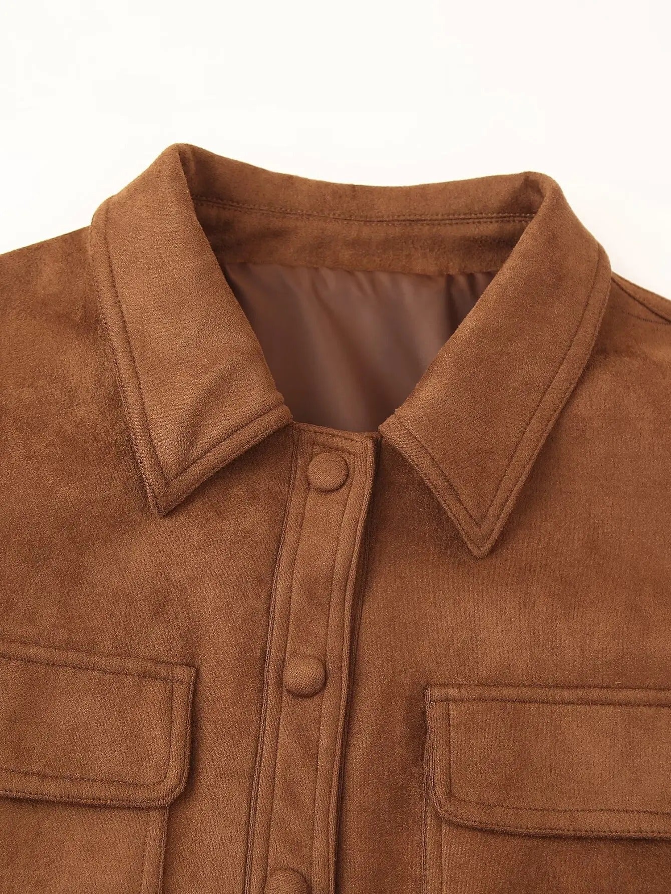Chaqueta Elsant Con Textura Suave Y Bolsillos Frontales