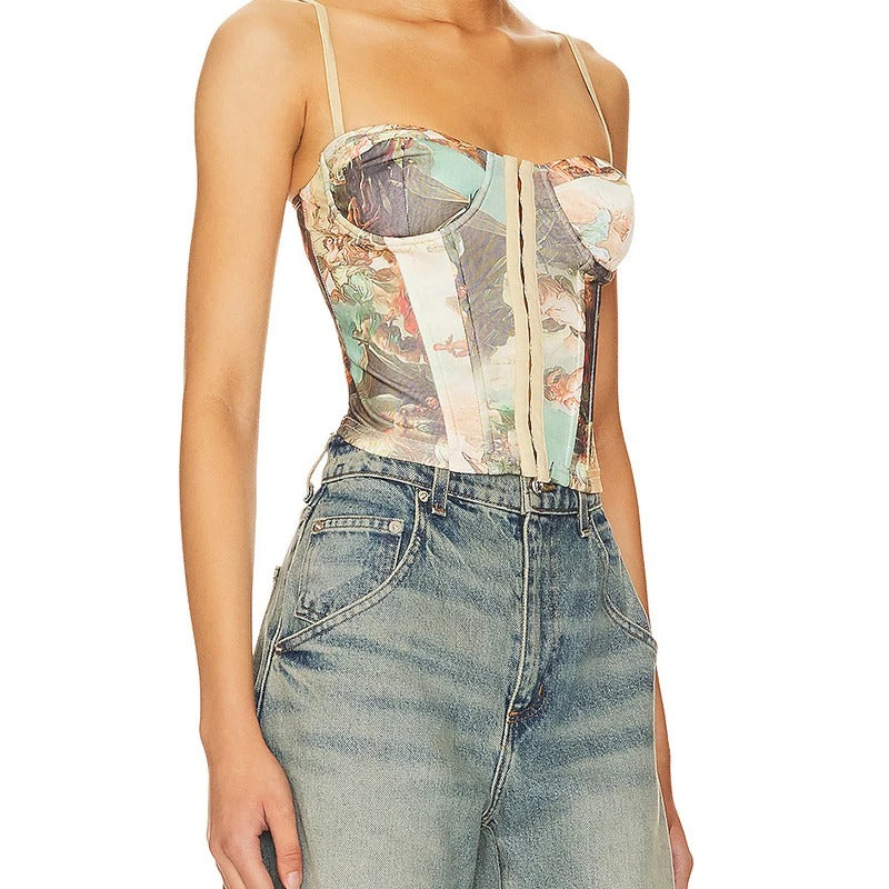 Crop Top Etéreo con Líneas Suaves y Tacto Sedoso Premium