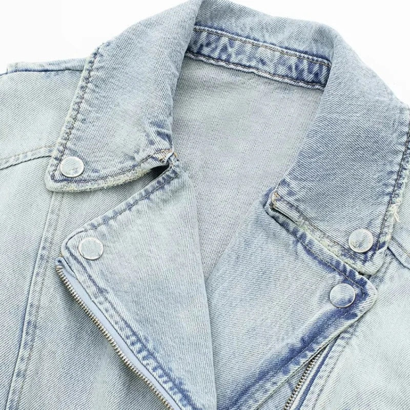 Chaqueta Denim Wilrons Detalles Modernos Para Todo Clima