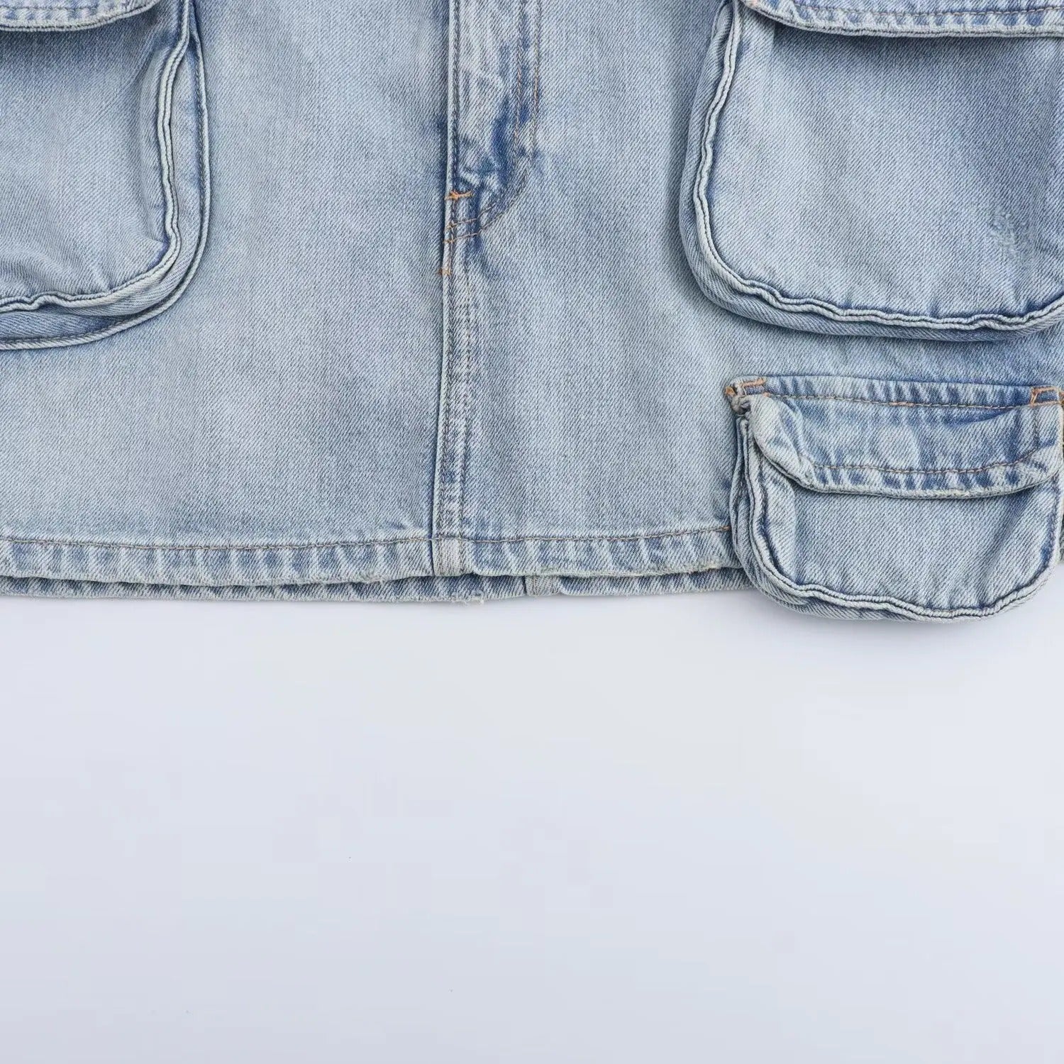 Falda Mini Wave Silueta Clásica Para Estilo Diario Elegante