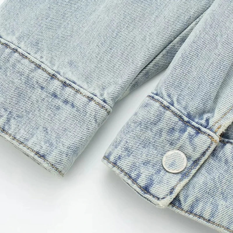Chaqueta Denim Wilrons Detalles Modernos Para Todo Clima