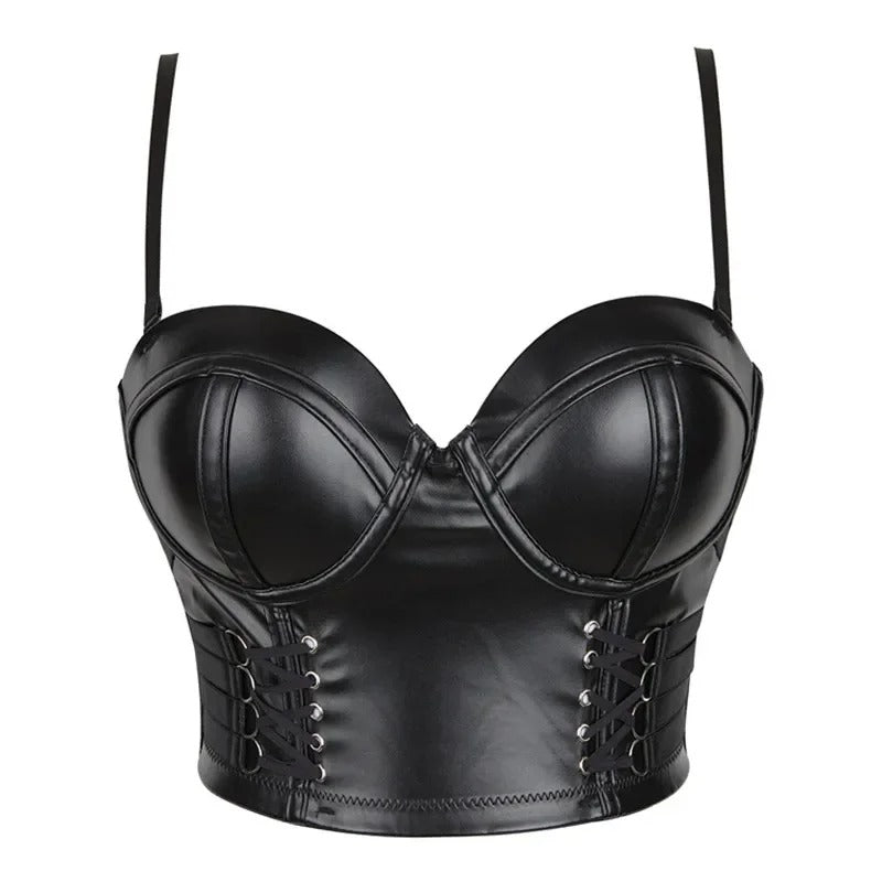Crop Top Estelar Con Tejido Sedoso Para Noche Con Brillo